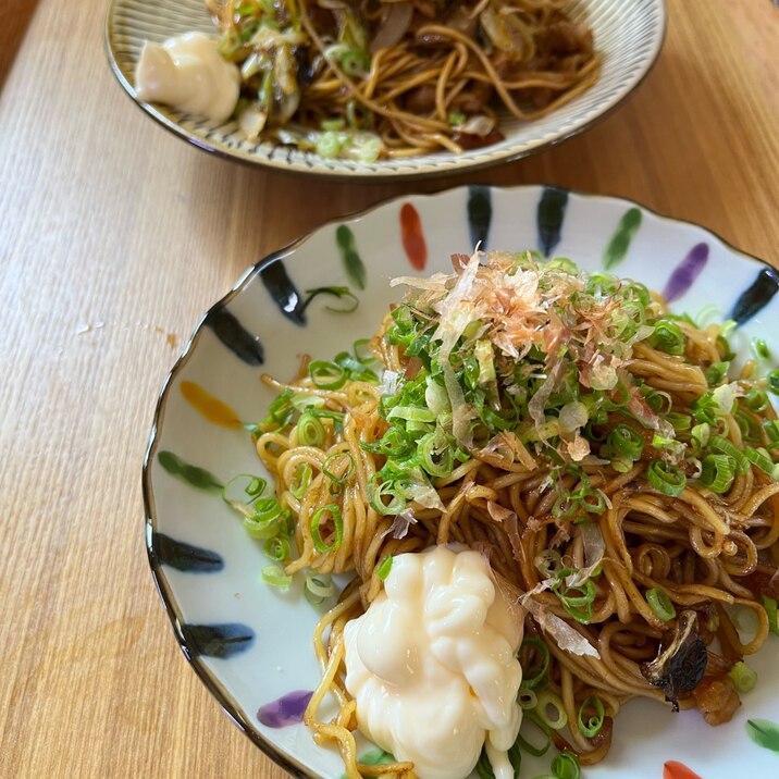 蒸し麺焼きそば